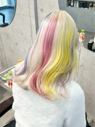 セミロング カラー 🎀推しカラー🎀 Harunaのヘアスタイル