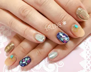 ネイル tRING＊ しいの木台のネイルデザイン