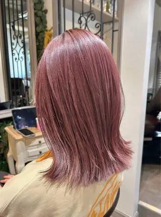 ミディアム カラー ヘアアレンジ 梅木李奈🕊️ レイヤー/ハイトーンのヘアスタイル