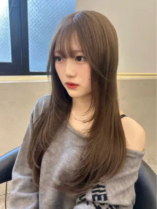 ロング あ い か 🎀 レイヤーカットのヘアスタイル
