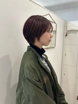 ショート yutaka/透明感 カラー/髪質改善🤎のヘアスタイル