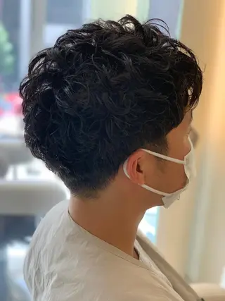 ショート パーマ メンズ トータルビューティー K:R鶴川のヘアスタイル