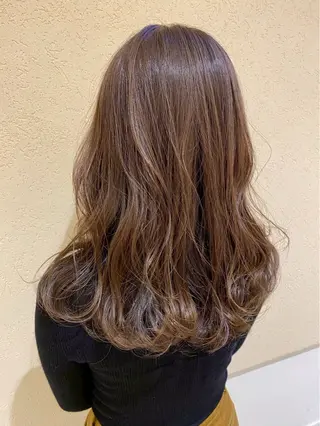 セミロング 平久保 唯那のヘアスタイル