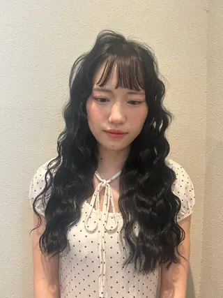 ロング ボブ&寒色🎐ᩚ 短髪 COCOROのヘアスタイル