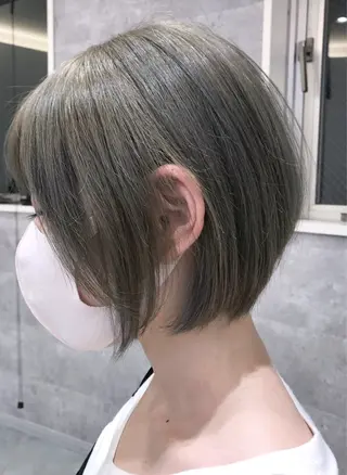 ショート ♡似合わせ ♡ハイトーン♡のヘアスタイル