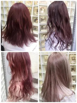 ロング カラー 神山 昌子のヘアスタイル