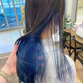 カラー 💎寒色特化💎 透明感カラーみきのヘアスタイル