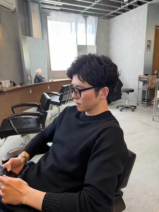 パーマ メンズ ✂︎SAITOU AKIRA✂︎のヘアスタイル