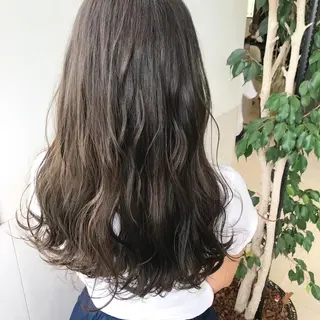 ロング カラー Oopsレイヤー 加藤澄都のヘアスタイル