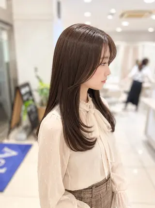 ロング パーマ 金子 直樹のヘアスタイル