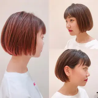 ショート 庄嶋 彩香のヘアスタイル