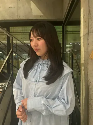 ロング kiyono moekaのヘアスタイル