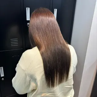ロング 艶髪カラー・縮毛矯正 ・レイヤーAsunaのヘアスタイル