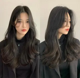 ロング カラー 髙塚碧🇰🇷 韓国ヘア🎗️のヘアスタイル