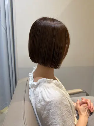 ショート カラー ハッシュカット・ 透明感カラー🌷薫のヘアスタイル
