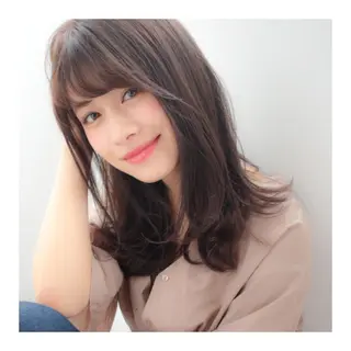 ミディアム カラー レイヤーボブ/ボブ 仲川和人のヘアスタイル