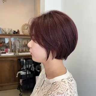 ショート 髪も心も健康に🤎 原亜希子のヘアスタイル