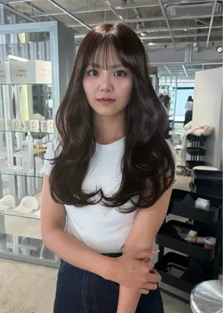 ロング カラー ダブルカラー/レイヤ ーカット 🤍ゆきなのヘアスタイル