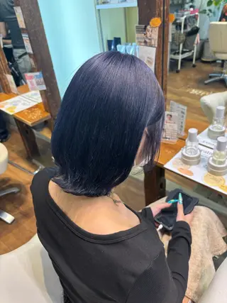 ミディアム カラー 【ハイトーン特化】 🦋森山陽向/大宮のヘアスタイル