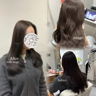 ロング 谷口 綾架のヘアスタイル