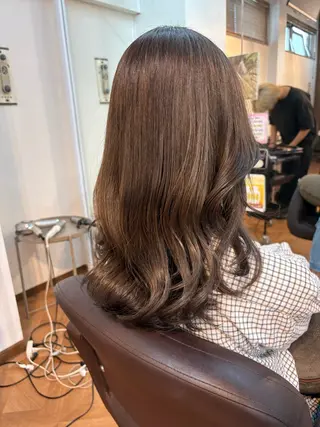 ミディアム 🍒Ayana🍒 艶カラー🍒のヘアスタイル