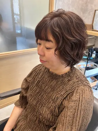 ショート カラー 久木原 ゆりのヘアスタイル