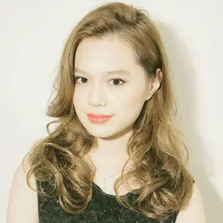 セミロング カラー 韓国風レイヤーカット 上手く丁寧早い/マツのヘアスタイル