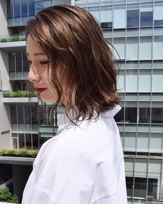 ミディアム インナーカラー🦔 🐾KEISUKEのヘアスタイル