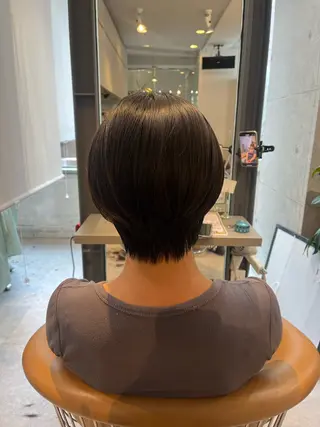 ショート うしだ かおるのヘアスタイル