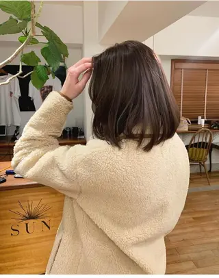 ミディアム カラー 杉山 憂人のヘアスタイル