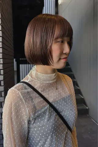 ショート ウシロダ メグミ ／ボブ／透明感カラーのヘアスタイル