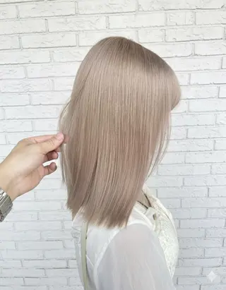 ロング カラー ダブルカラー/ 縮毛矯正🌼畔上のヘアスタイル