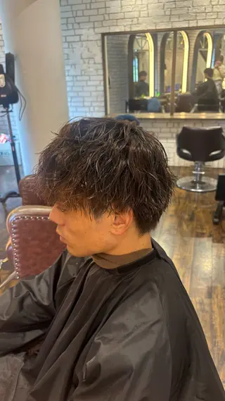 パーマ メンズ Luce川崎 クロサワのヘアスタイル