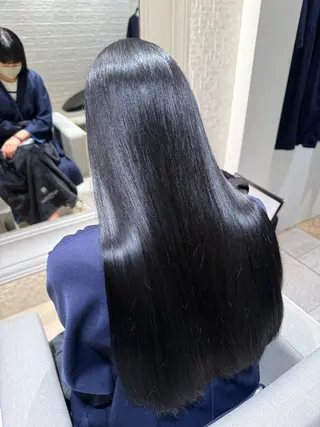 ロング カラー パーマ 銀座/ハイレイヤー/ 艶髪カラー/田中颯士のヘアスタイル