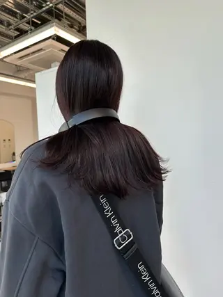 セミロング カラー キッズ オトナヘア🌸 harukaのヘアスタイル