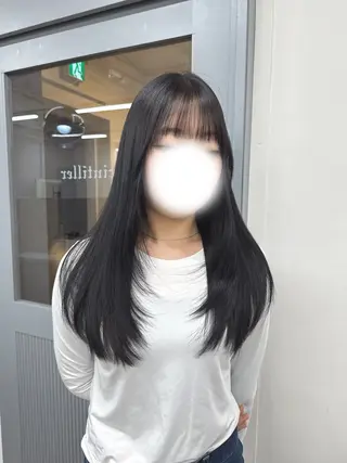ロング カラー 鹿児島/カットモデル /髪質改善/あやかのヘアスタイル