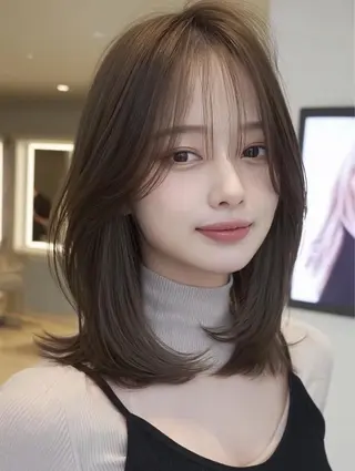 ミディアム 橋爪 優真のヘアスタイル