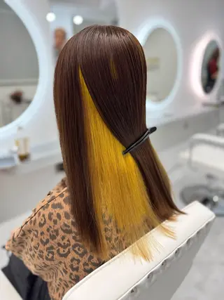 セミロング ブリーチ専門家 ケンタのヘアスタイル