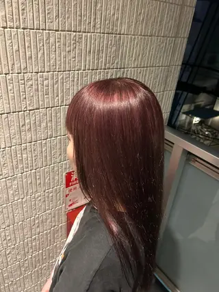 ロング カラー 松岡 寛大郎のヘアスタイル