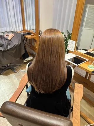 ロング カラー RINNO🌷透明感 カラー/髪質改善のヘアスタイル