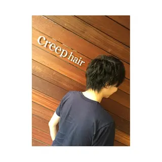 ミディアム パーマ メンズ creep hair nozomiのヘアスタイル