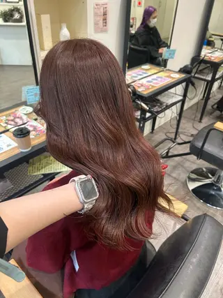 セミロング カラー ヘアアレンジ cocotte 💟草間紫音💟のヘアスタイル
