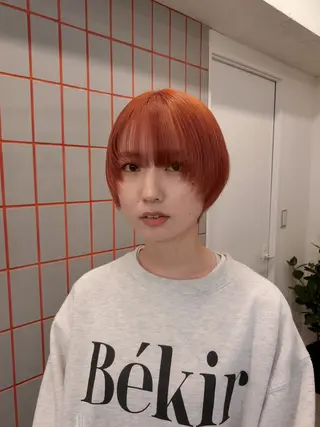 ミディアム 💍モテる艶髪 透明感カラー💖のヘアスタイル