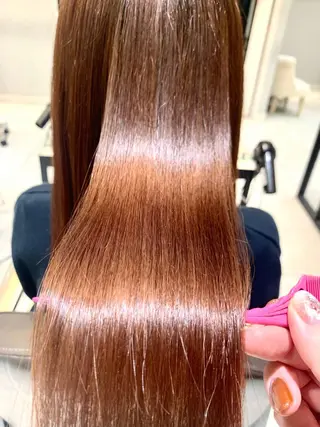 ミディアム カラー パーマ メンズ キッズ 酸熱トリートメント/ 髪質改善🌟玉井香奈のヘアスタイル