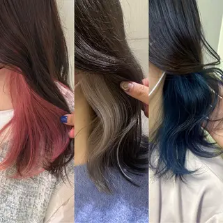 ミディアム カラー kotone🦋艶髪 似合わせカットカラーのヘアスタイル