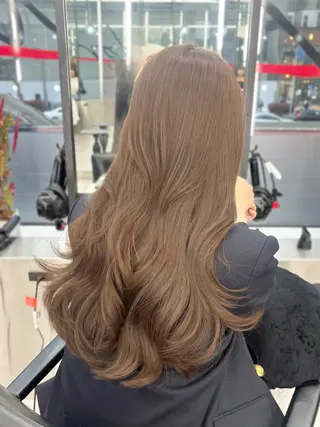 ロング カラー Ardore 韓国風カラー大阪のヘアスタイル