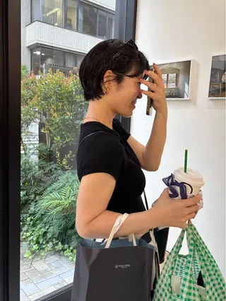 ショート eri kinjoのヘアスタイル