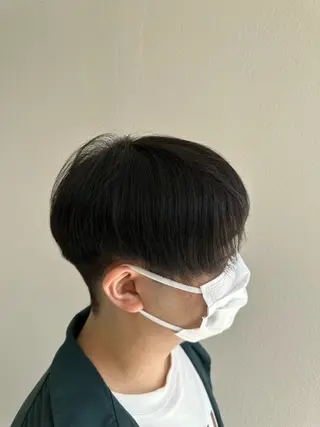 ミディアム 鳥田 勇のヘアスタイル