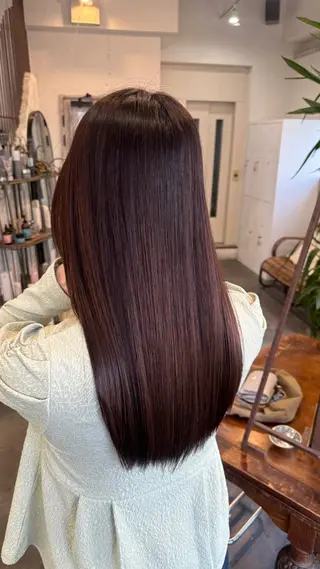 ロング カラー 🔆髪質改善 透明感 カラー🔆佐々木貴仁のヘアスタイル