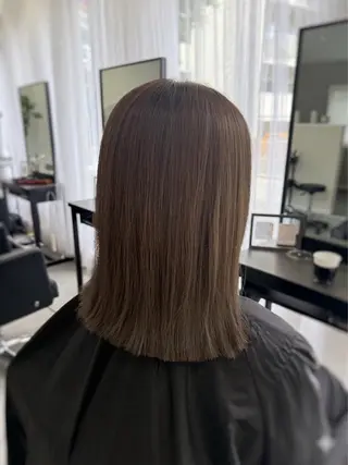 ミディアム カラー 【CLOVE】阿世賀 潤のヘアスタイル